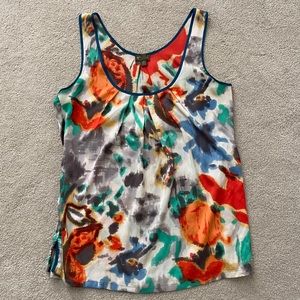 ANTHROPOLOGIE MULTICOLORED LIGHTWEIGHT TANK!